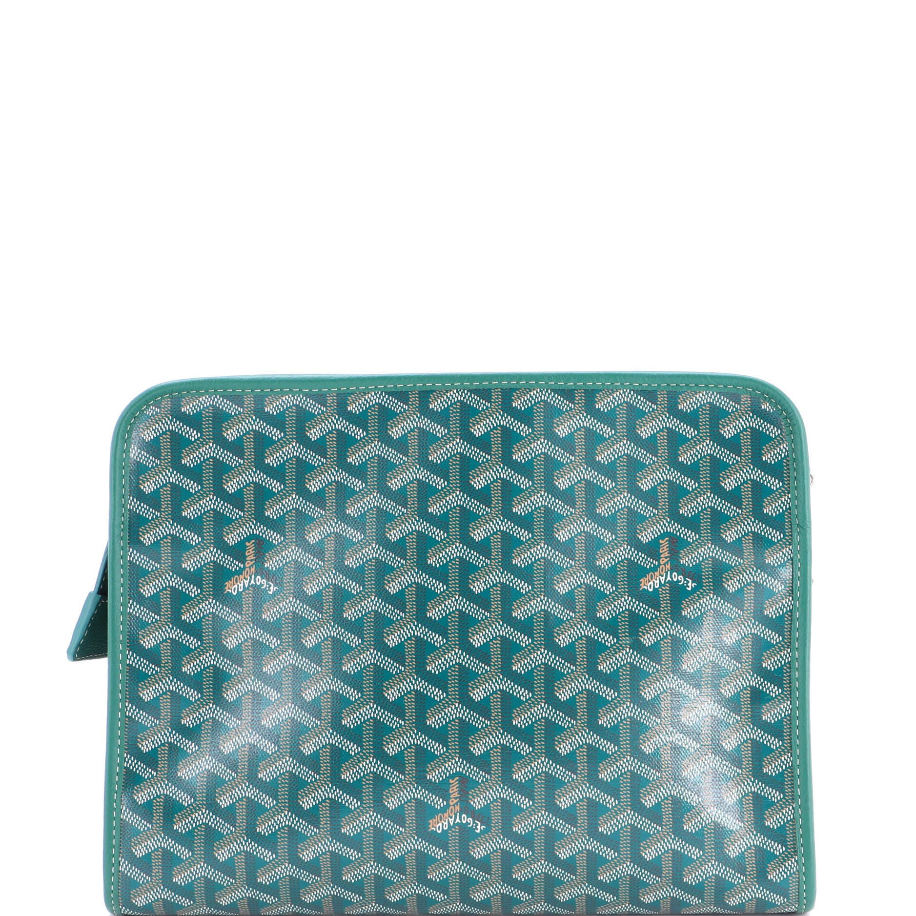 Jouvence Toiletry Pouch Coated Canvas GM, Alternate, color, Green