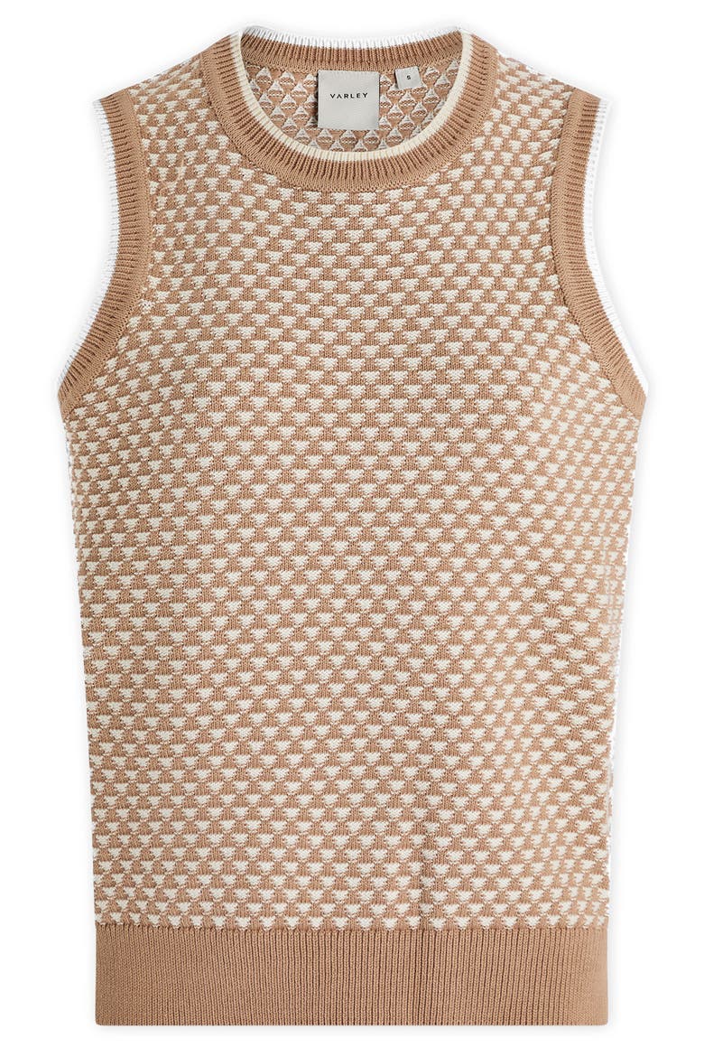 Jenson Sleeveless Sweater, Alternate, color, LIGHT TAUPE
