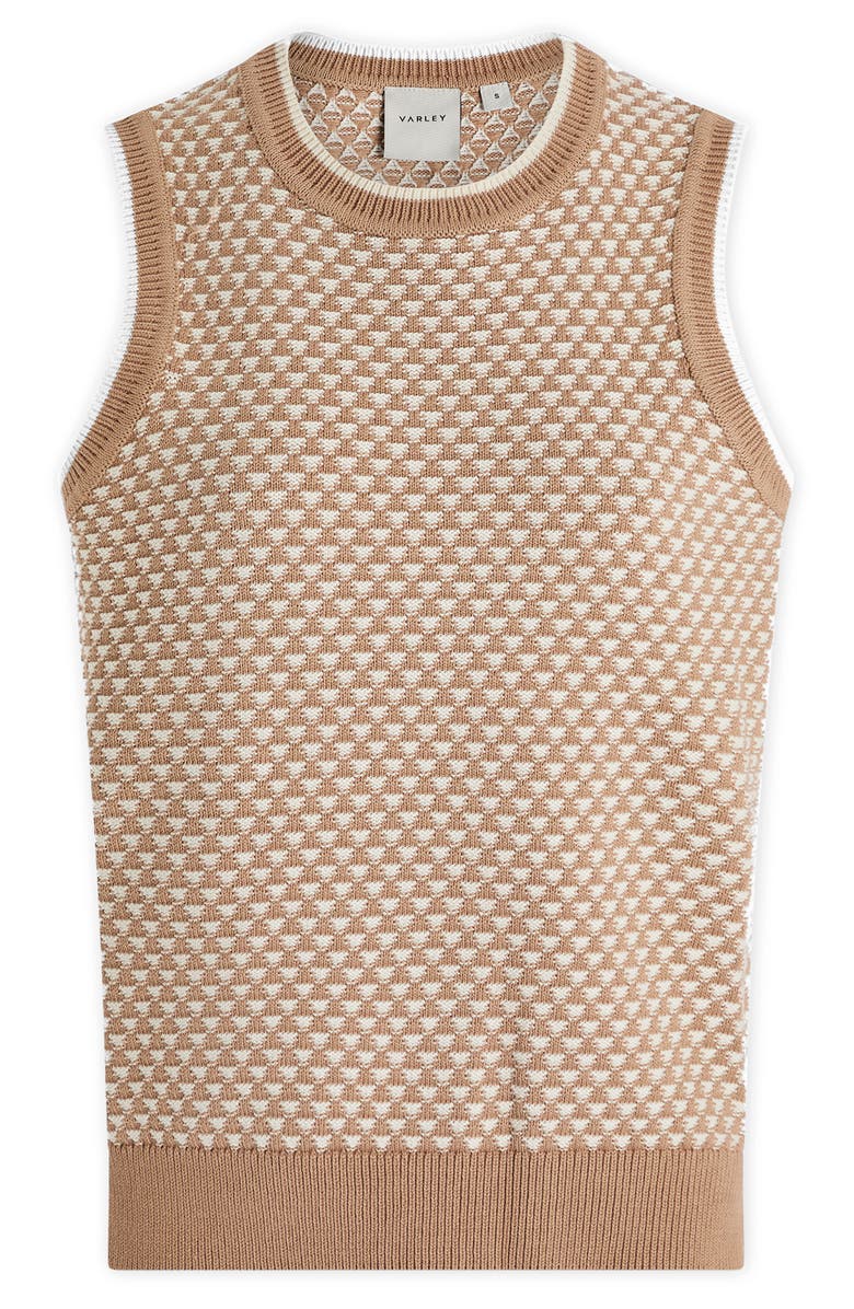 Varley Jenson Sleeveless Sweater, Alternate, color, Light Taupe