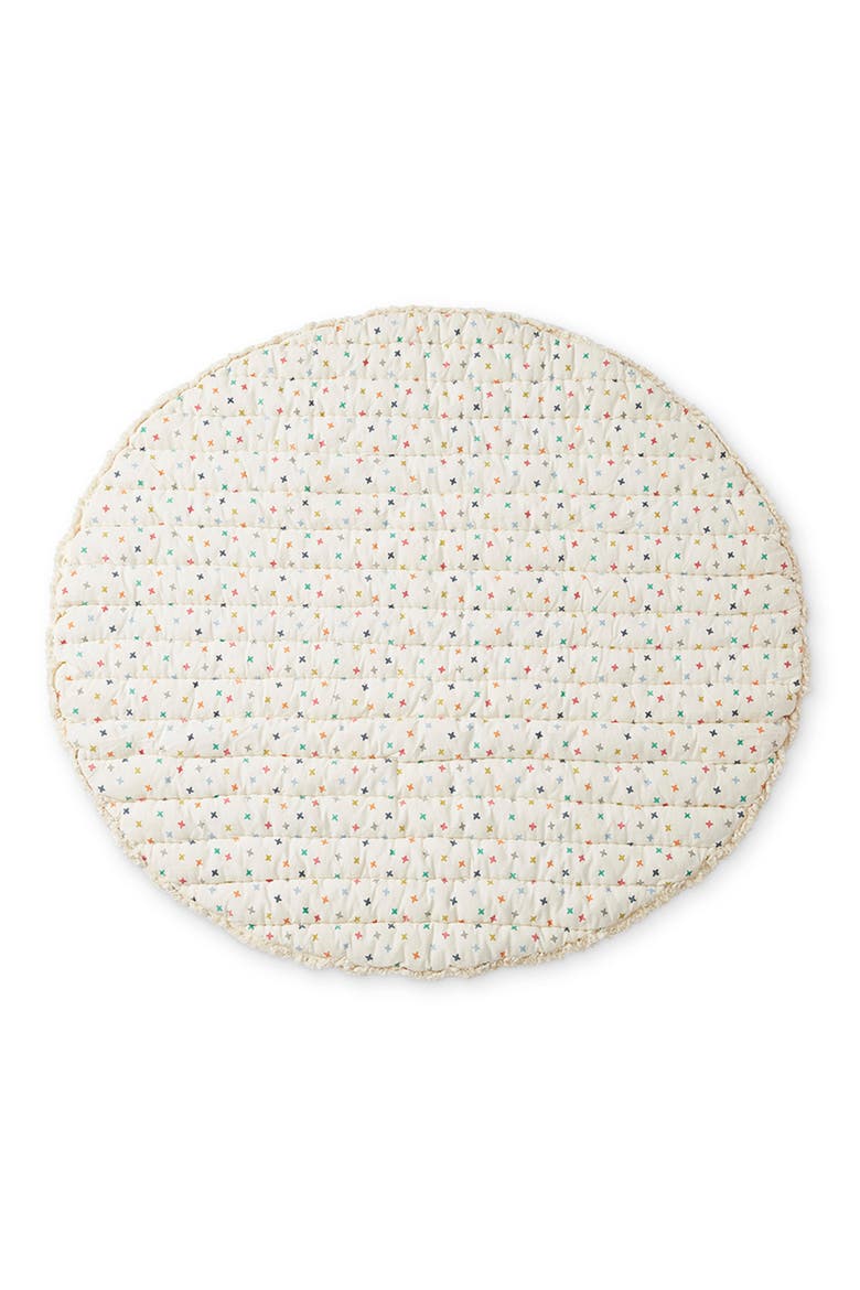 Reversible Print Round Play Mat, Alternate, color, MULTI