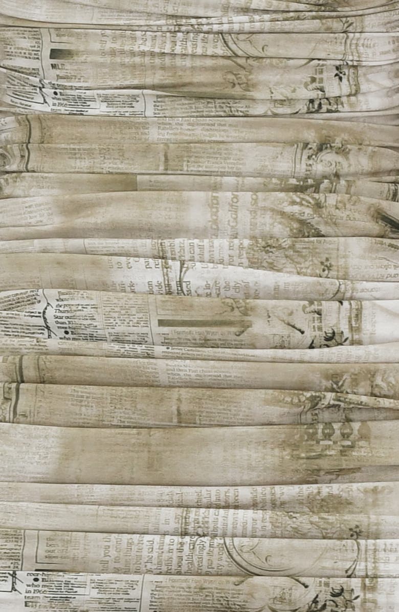 HOUSE OF CB Lanetta Ruched Bateau Neck Long Sleeve Georgette Dress, Alternate, color, 