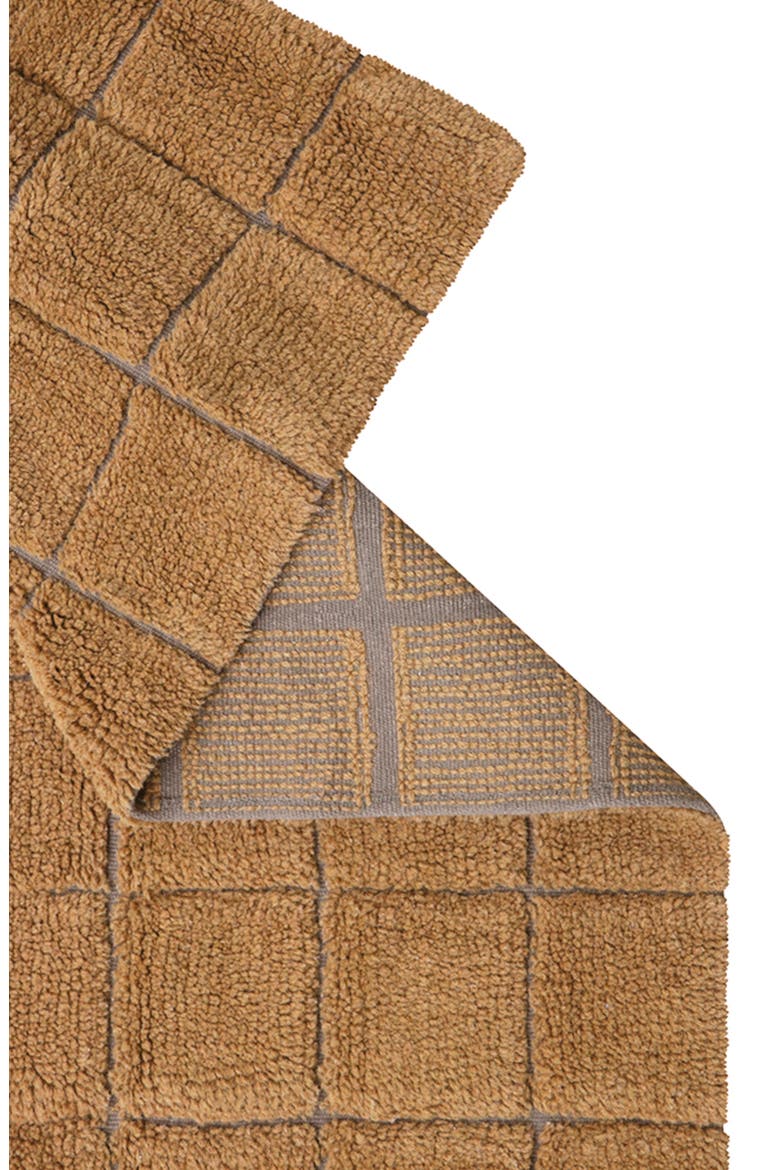 WoolableMosaic Washable Wool Rug, Alternate, color, OCHRE