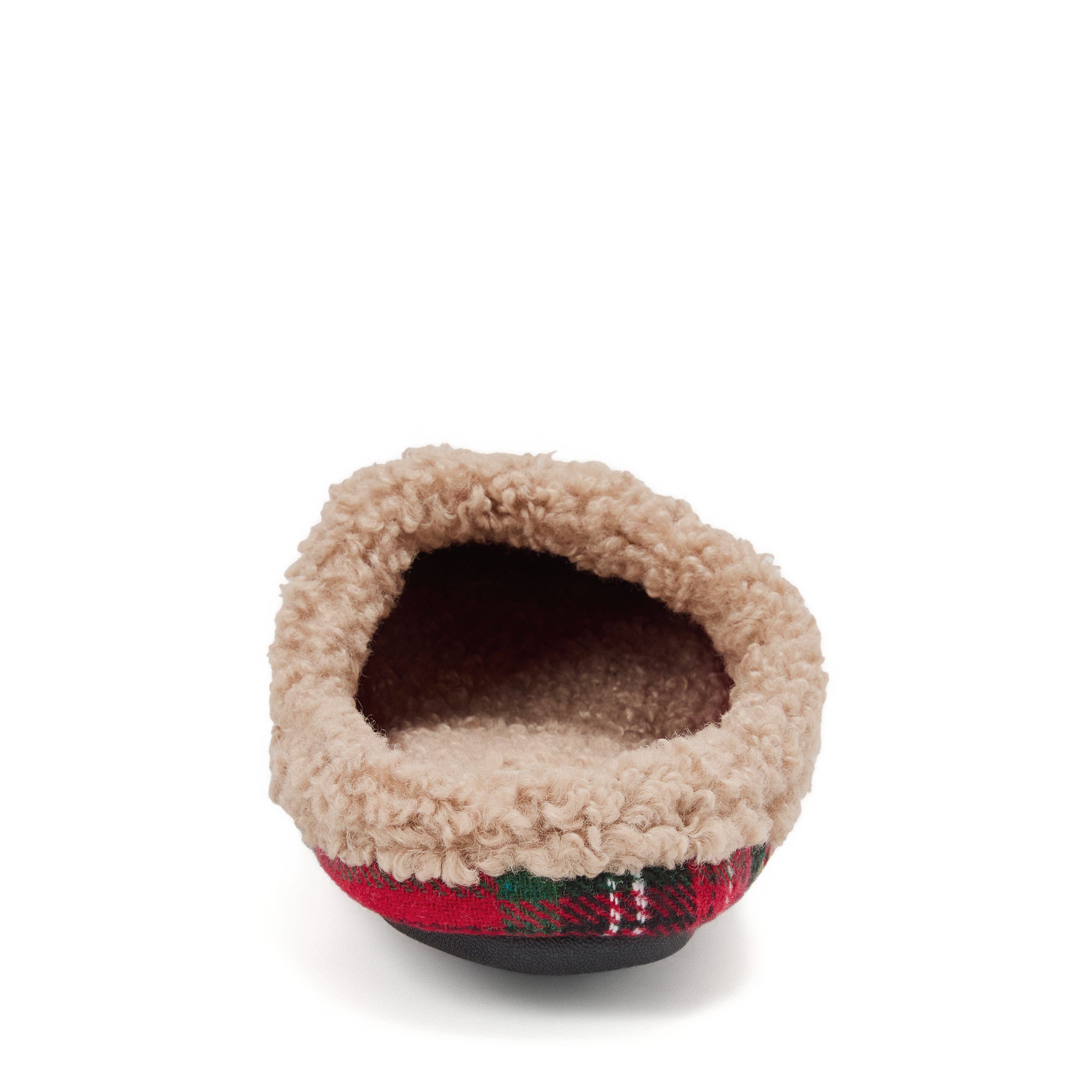 DEARFOAMS Mama Bear Plaid Clog Slipper, Alternate, color, Plaid