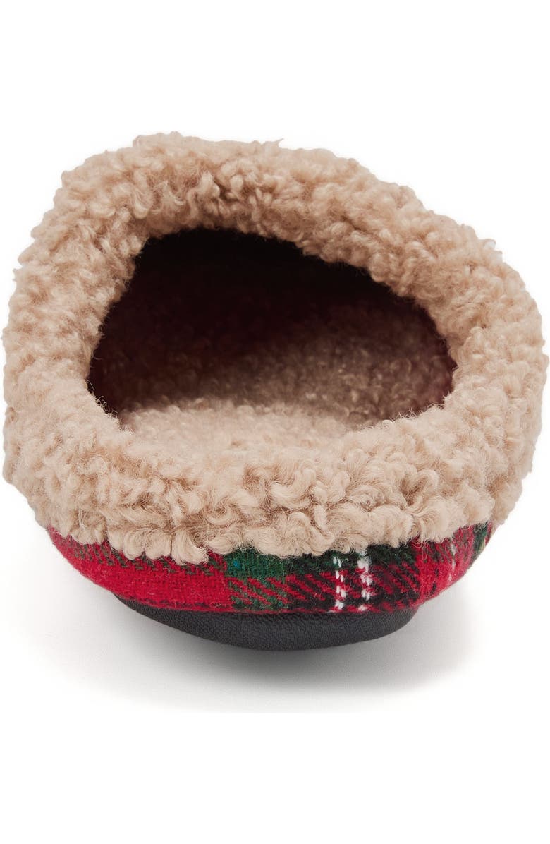 DEARFOAMS Mama Bear Plaid Clog Slipper, Alternate, color, Plaid