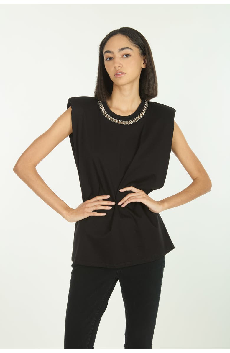 SECRET MISSION Roxanne Top, Alternate, color, Black