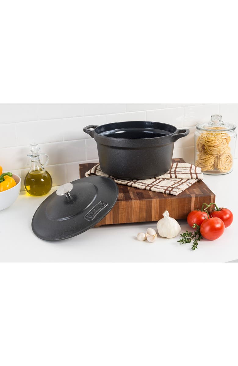 Viking 5-Quart Cast Iron Dutch Oven, Alternate, color, Black