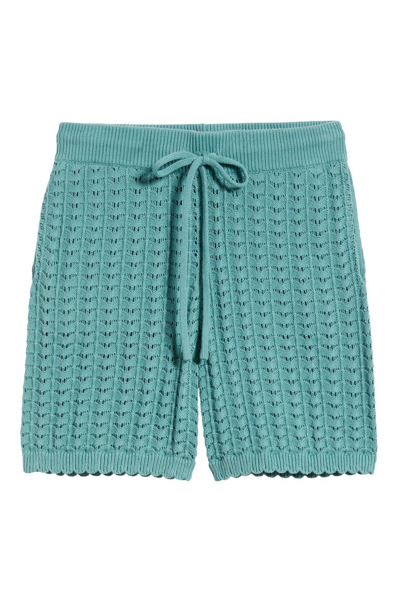 Salt Water Knit Shorts, Alternate, color, TEAL