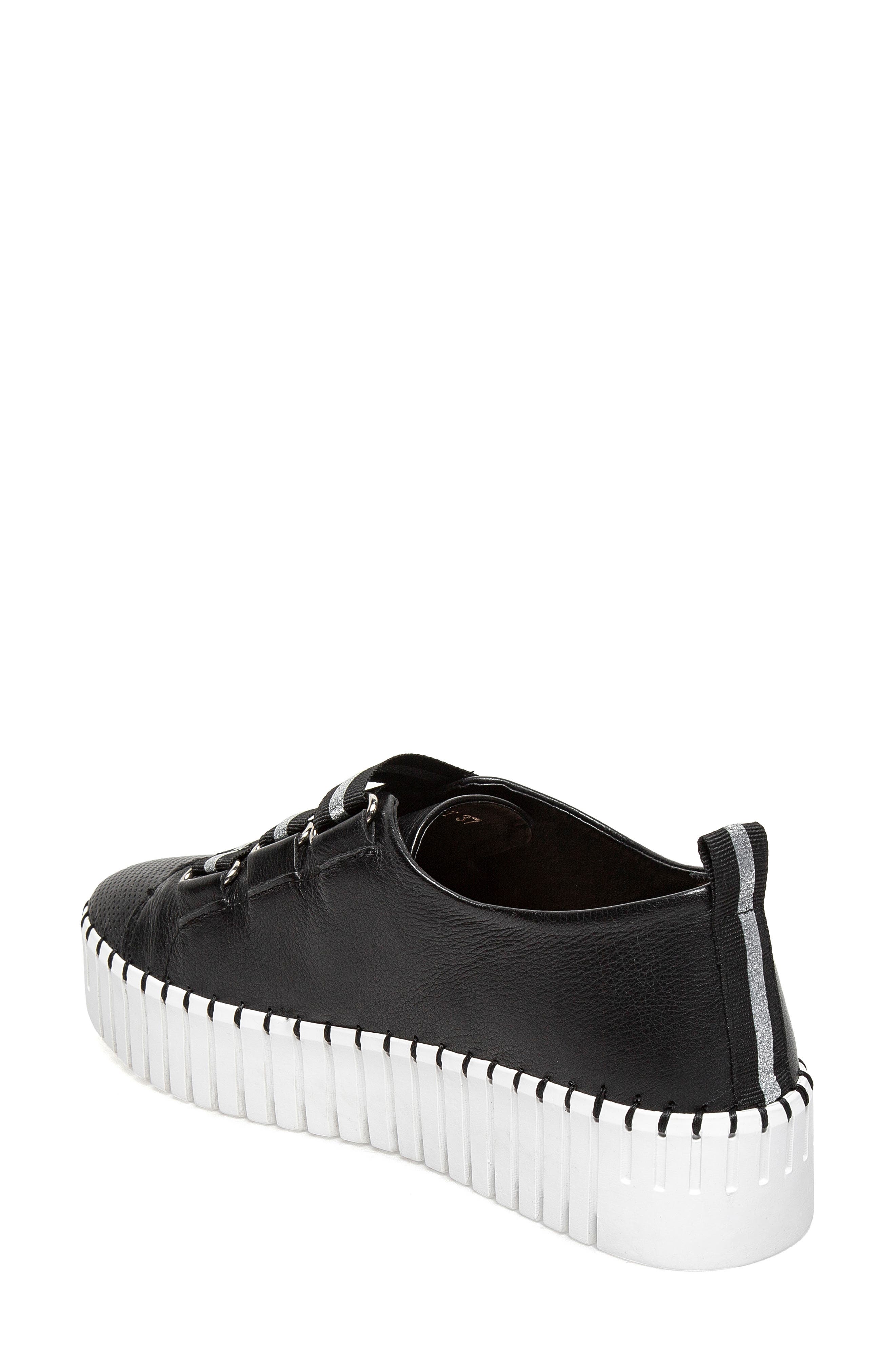 Silent D Brightery Leather Sneaker, Alternate, color, 