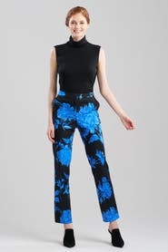 Natori Miyako - Printed Cotton Chino Straight Leg Pants