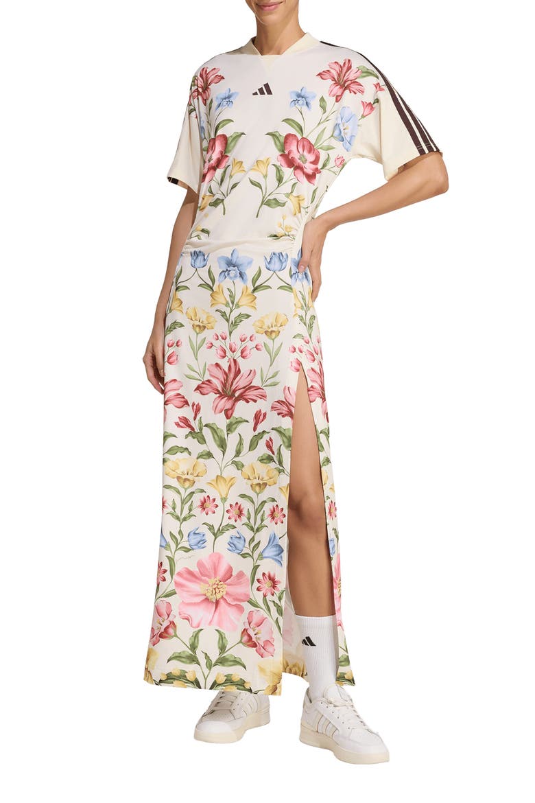 FARM Rio Premium Floral Maxi Dress, Main, color, ECRU/ BROWN/ CRAFT GREEN