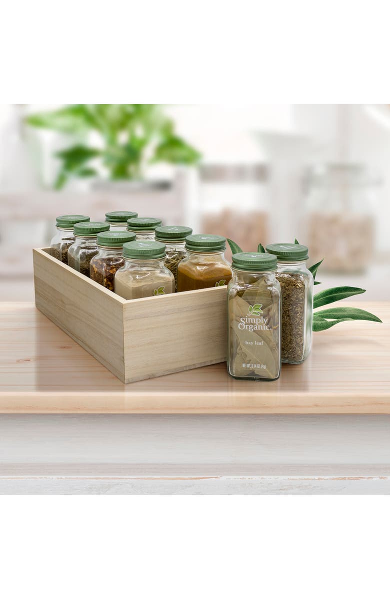 SORBUS Set of 4 Wood Crates, Alternate, color, Natural