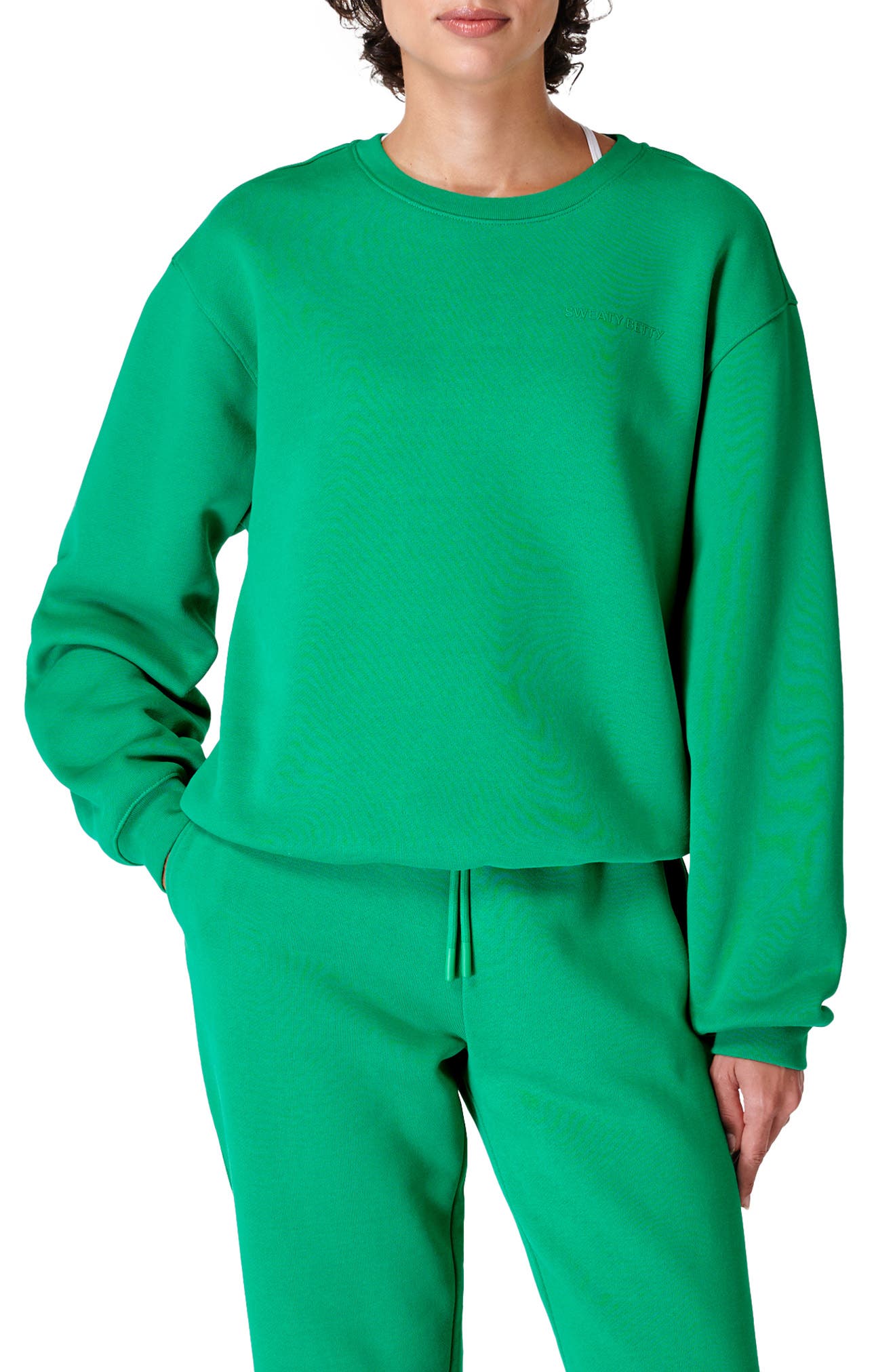 The Elevated Cotton Blend Crewneck Sweatshirt