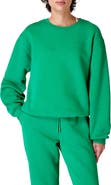Sweaty Betty The Elevated Cotton Blend Crewneck Sweatshirt