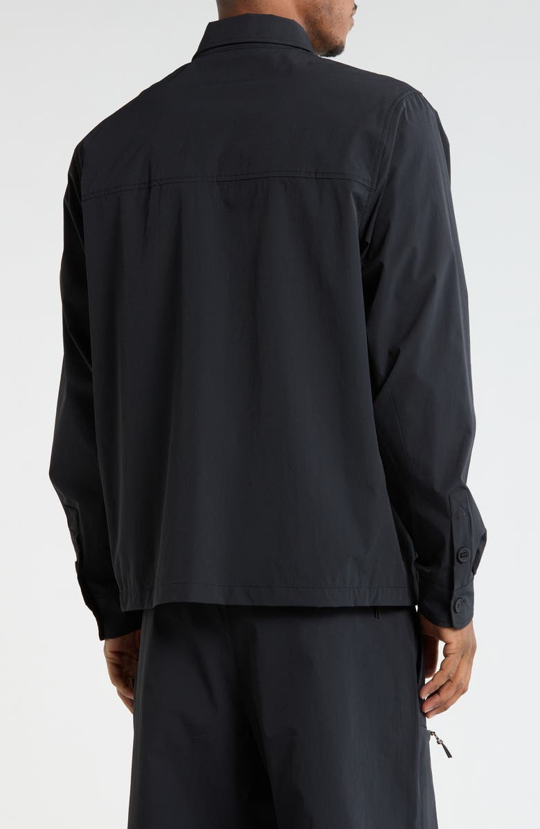 RC Outdoor Supply Gender Inclusive Reyes Water Resistant Shirt Jacket, Alternate, color, Black