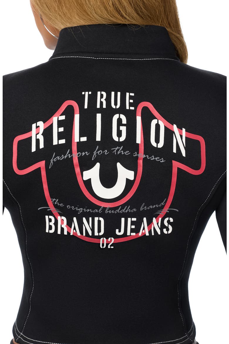 Full Zip Hoodie, Alternate, color, JET BLACK
