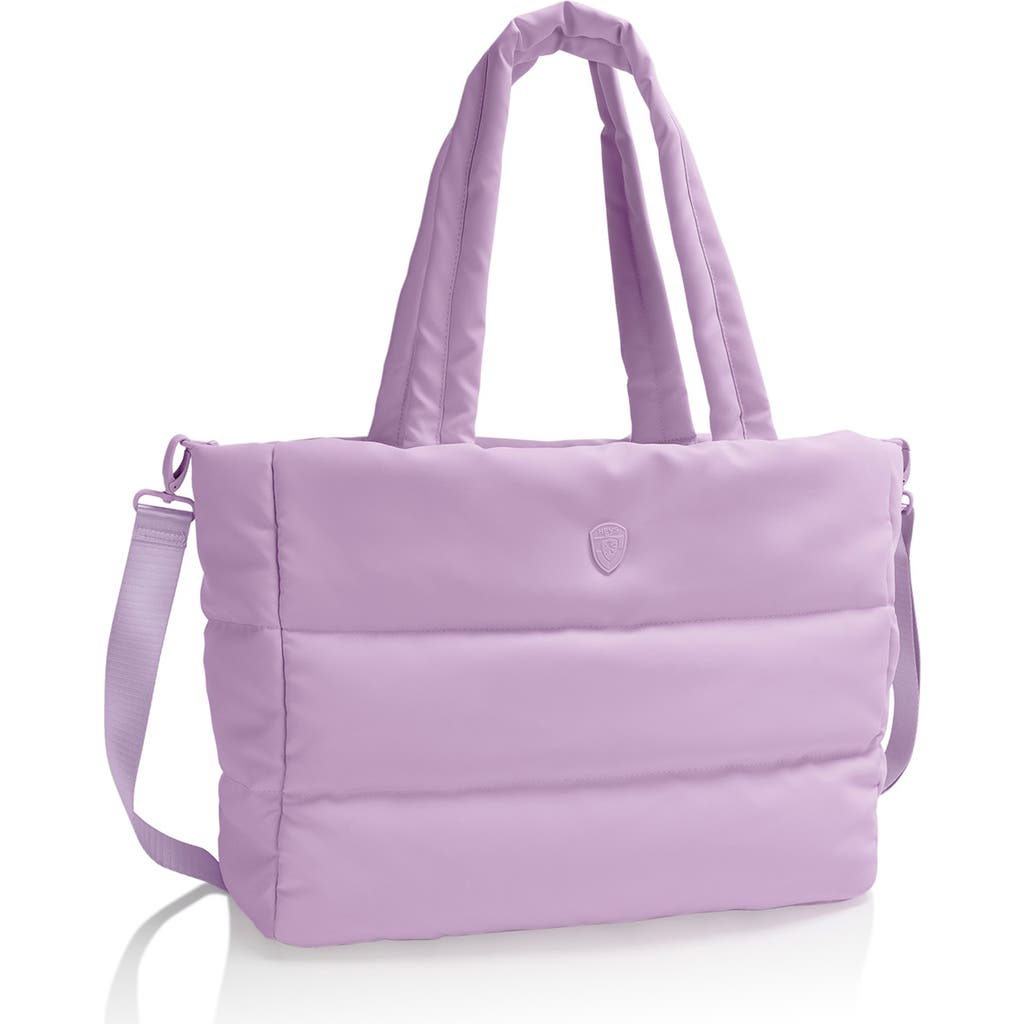 Heys The Puffer Travel Tote In Purple