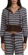 Billabong Shore Stripe Hooded Zip Sweater