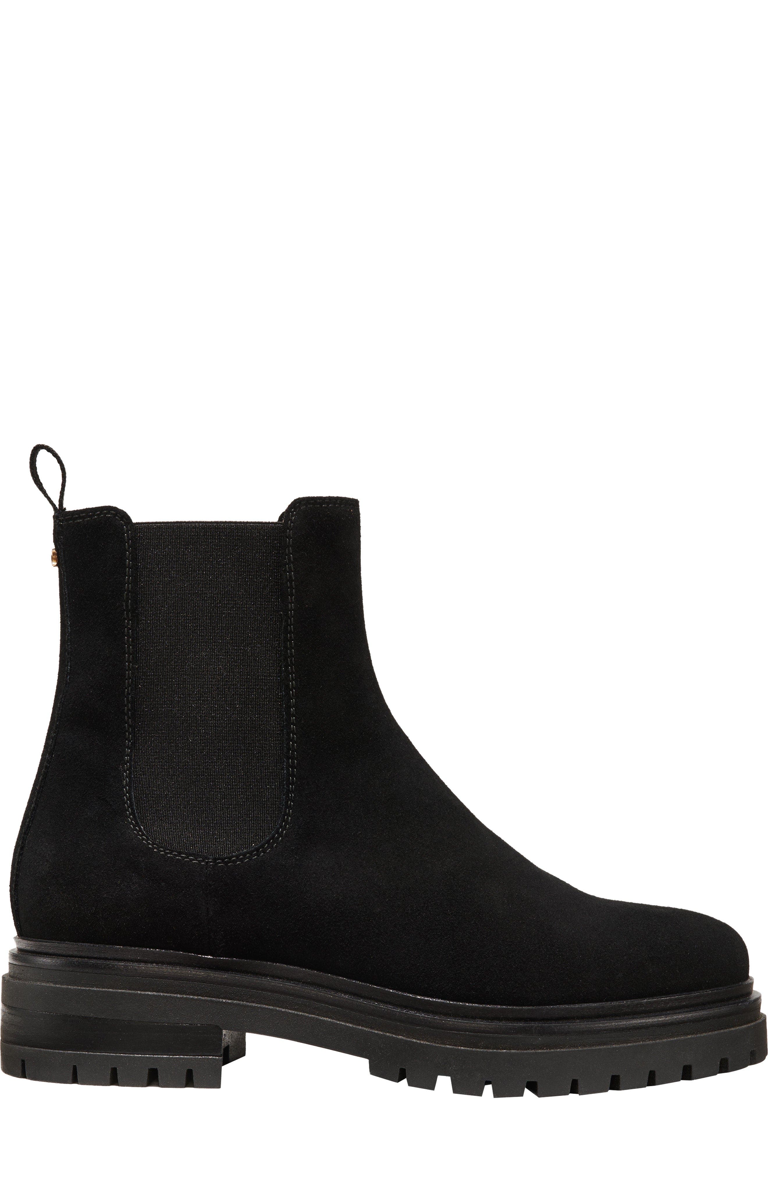 The West Chelsea Boot, Main, color, Black Suede