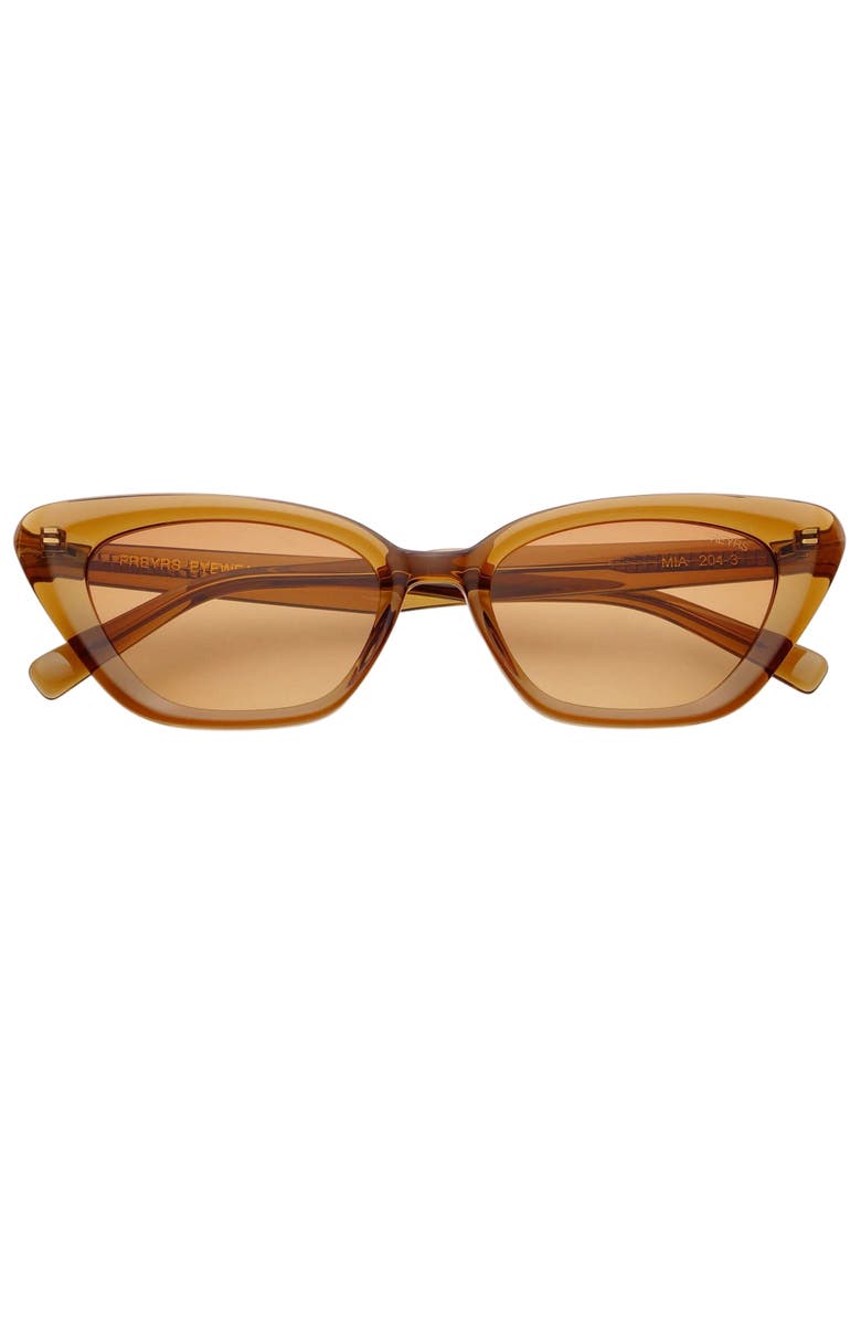 FREYRS Eyewear Mia Cat Eye Sunglasses, Main, color, Crystal Brown