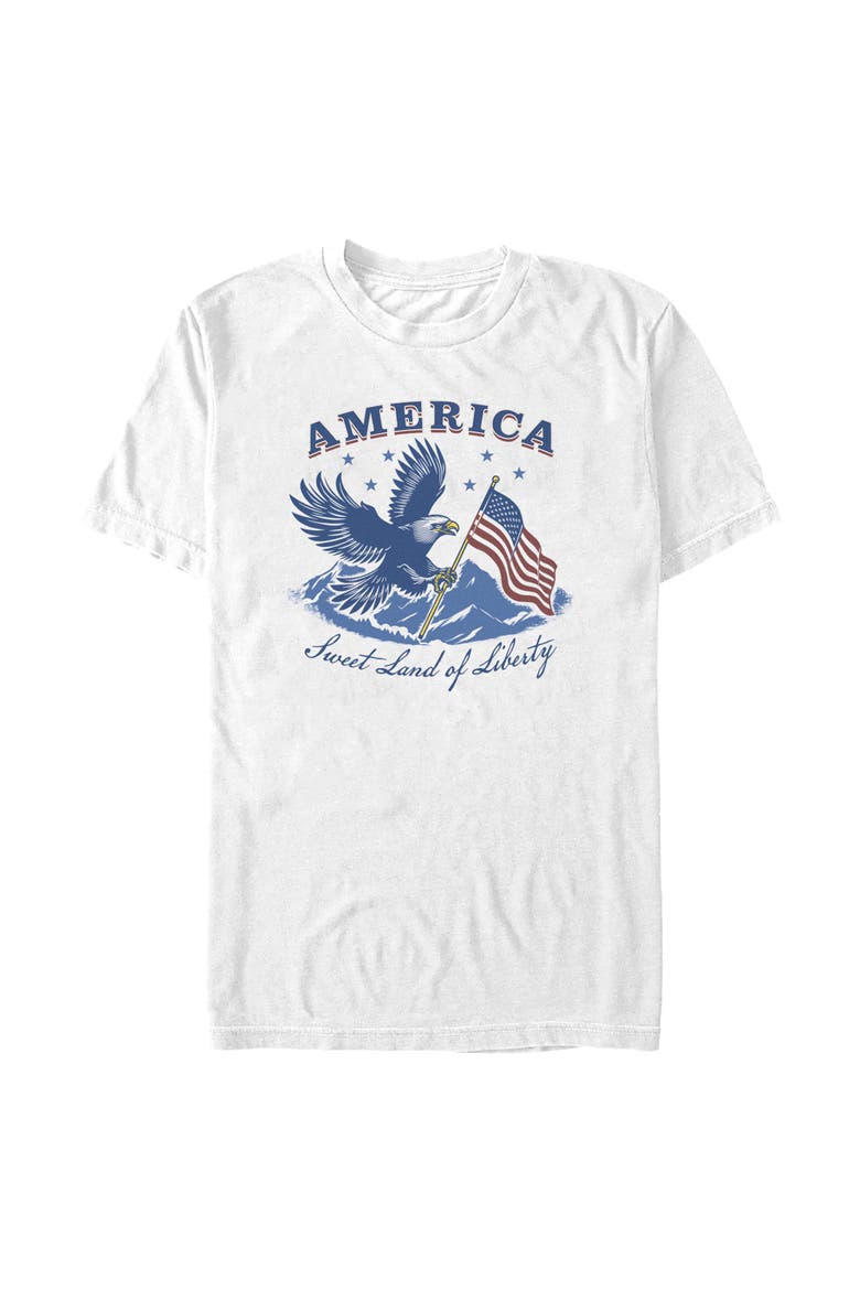 Men's Lost Gods Sweet Land America  Graphic T-Shirt, Main, color, White