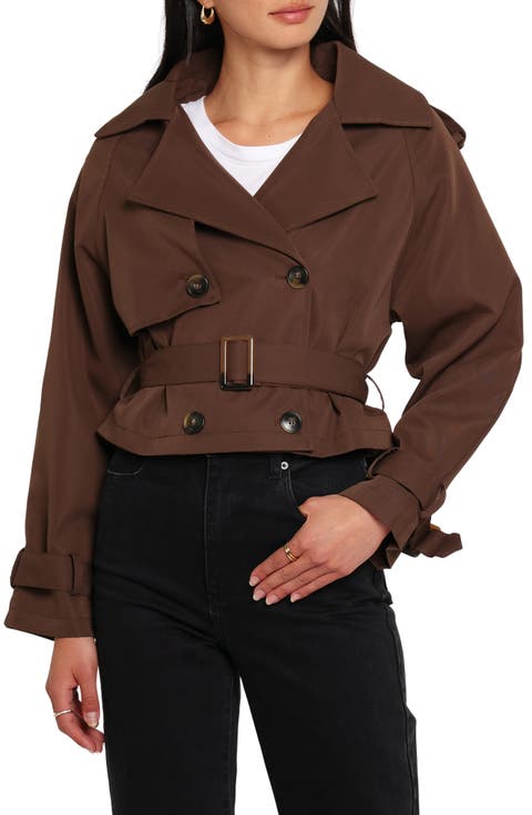 Charlie Cropped Trench Coat