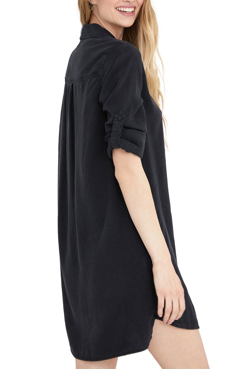 Bella Dahl A-Line Shirtdress, Alternate, color, Vintage Black