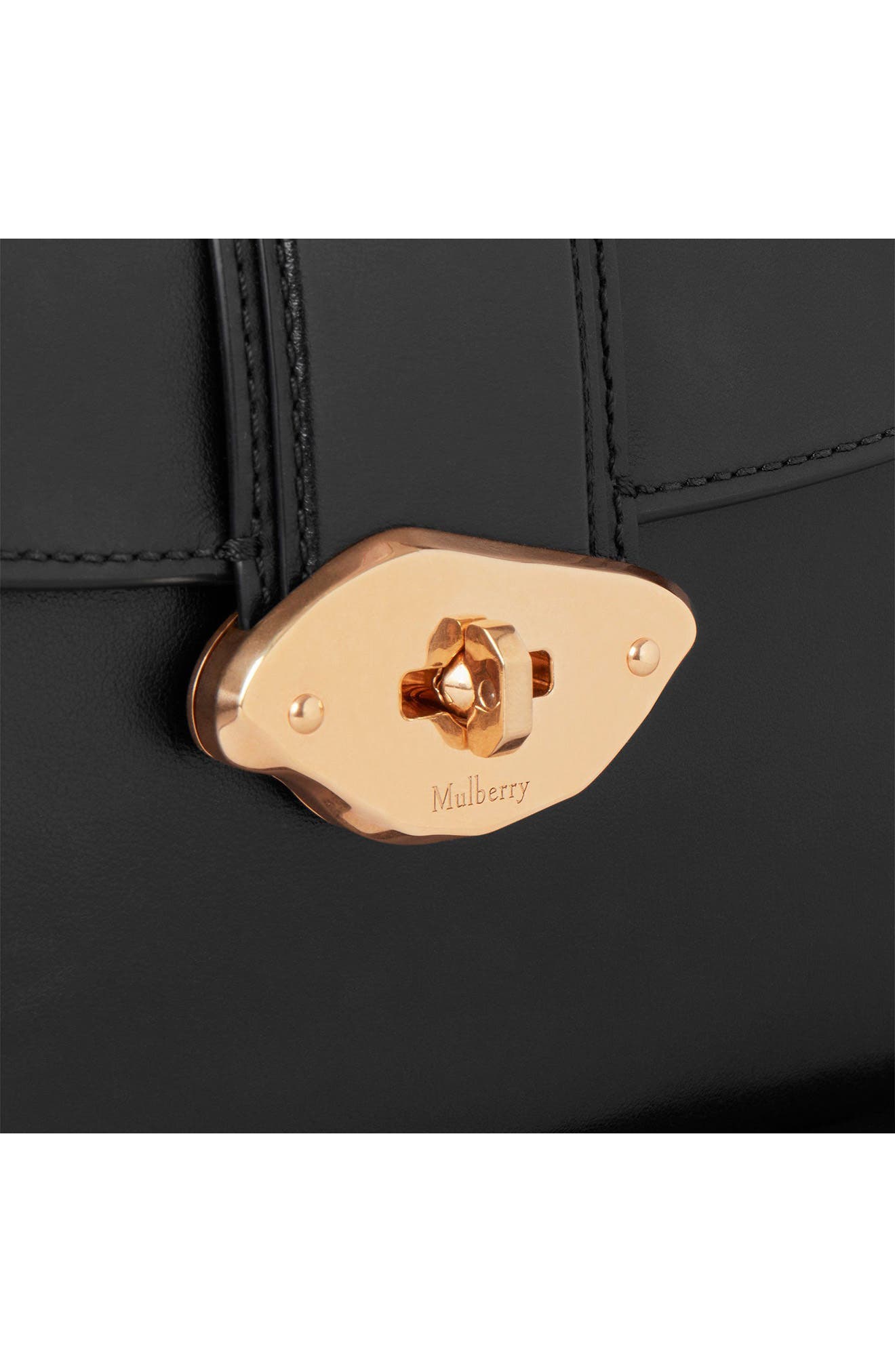 Mulberry Small Lana High Gloss Leather Shoulder Bag, Alternate, color, 