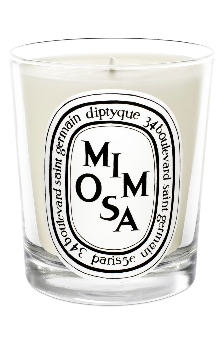 Diptyque Mimosa Scented Candle, Main, color,