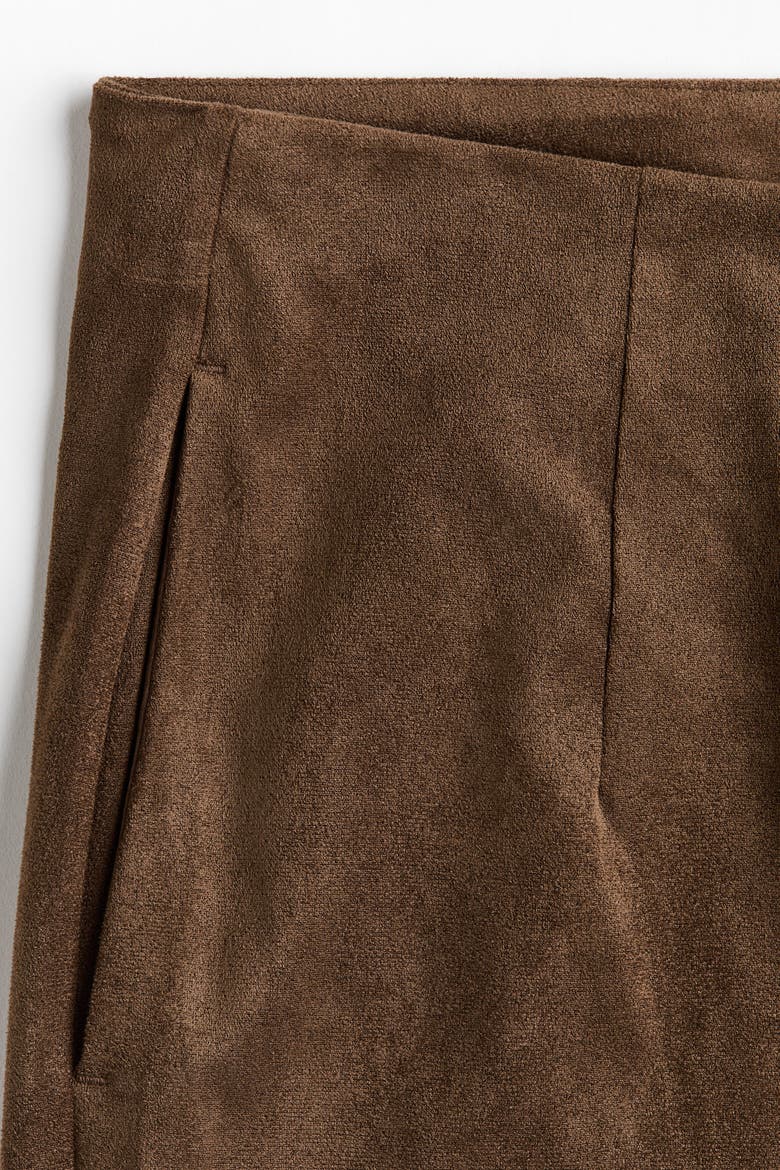 Barrel-leg Pants, Alternate, color, Brown