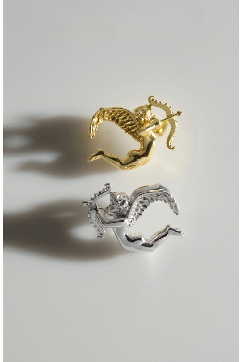 Cupid Ear Cuff, Alternate, color, GOLD VERMEIL