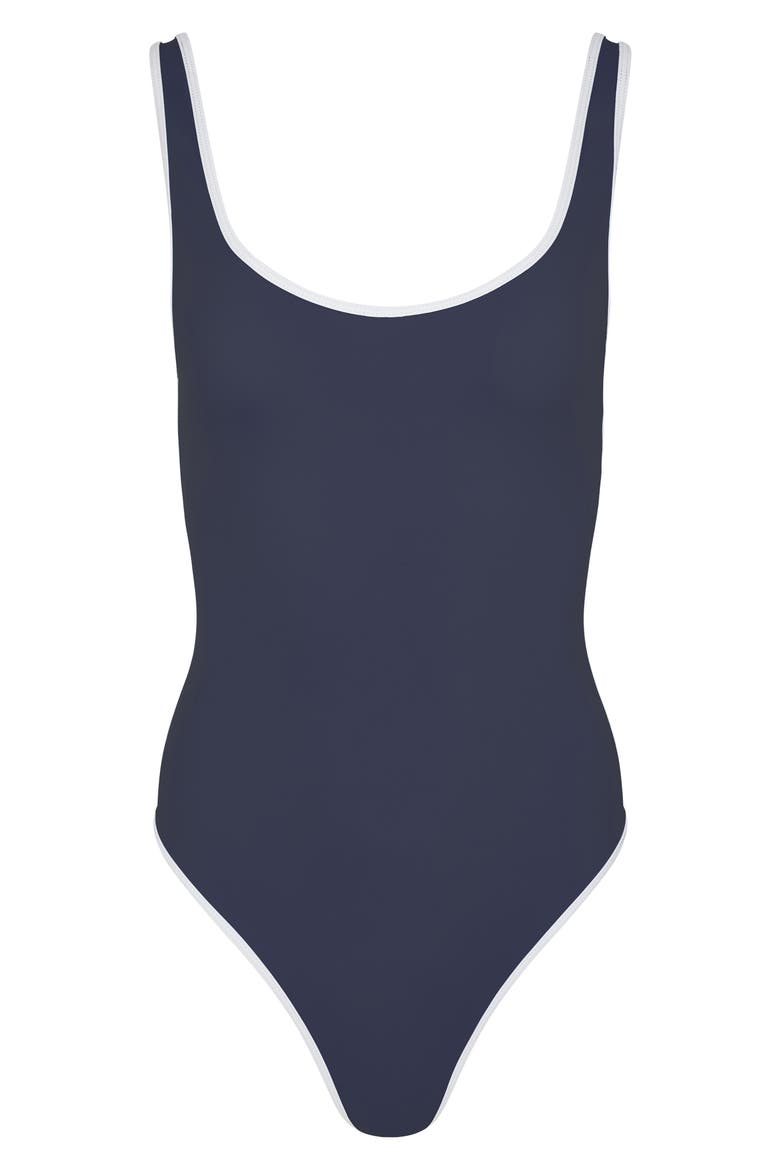 Arya One-Piece Swimsuit, Main, color, DEEP NAVY