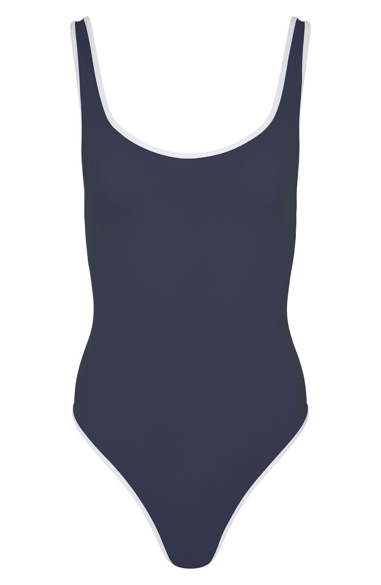 Onia Arya One-Piece Swimsuit, Main, color, Deep Navy