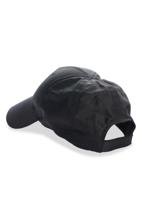Balenciaga Perforated Webs Baseball Cap In 1000 Black