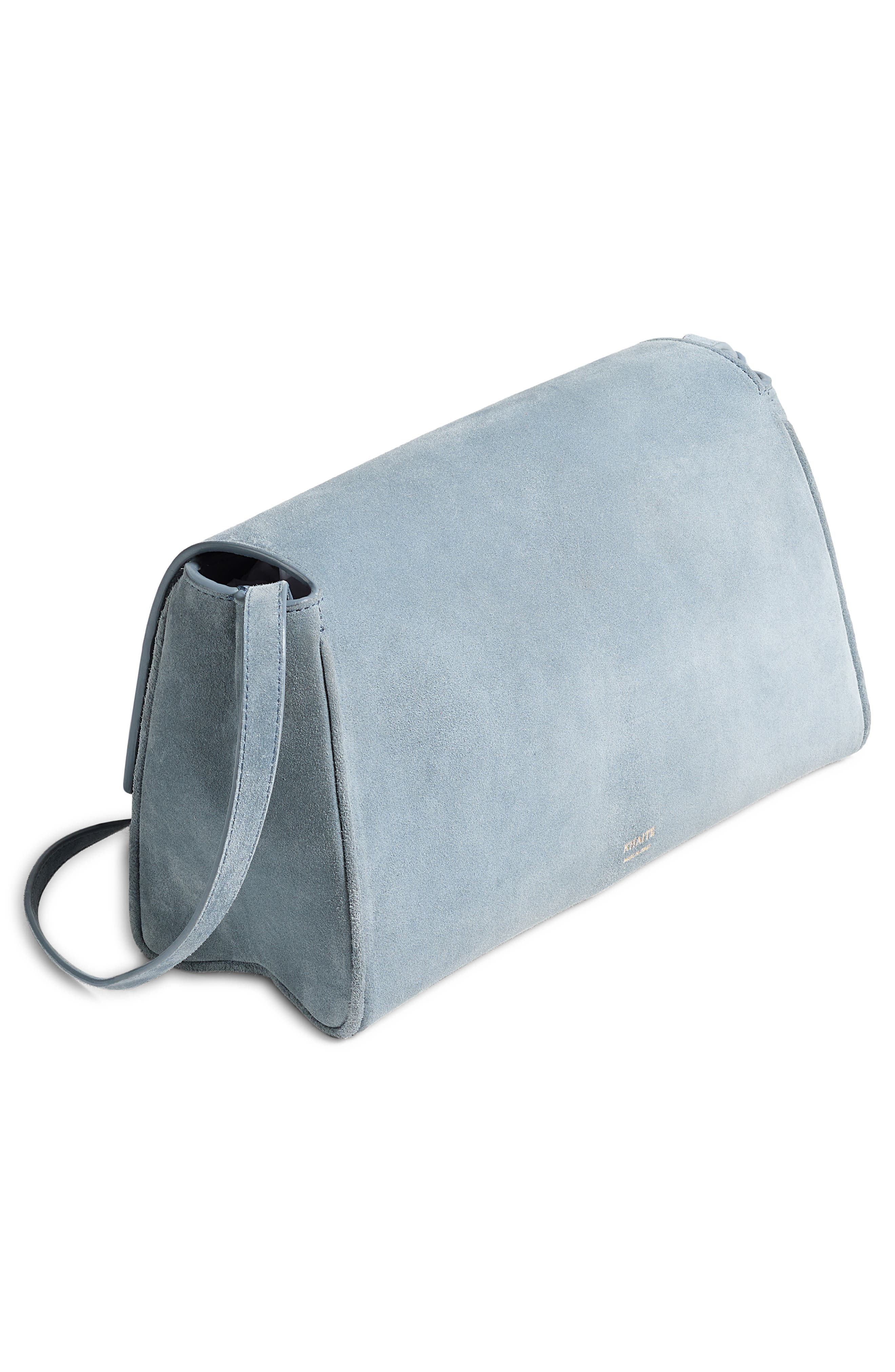 Khaite Audrey Suede Crossbody Bag, Alternate, color, 