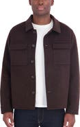 Michael Kors Wool Blend Shirt Jacket