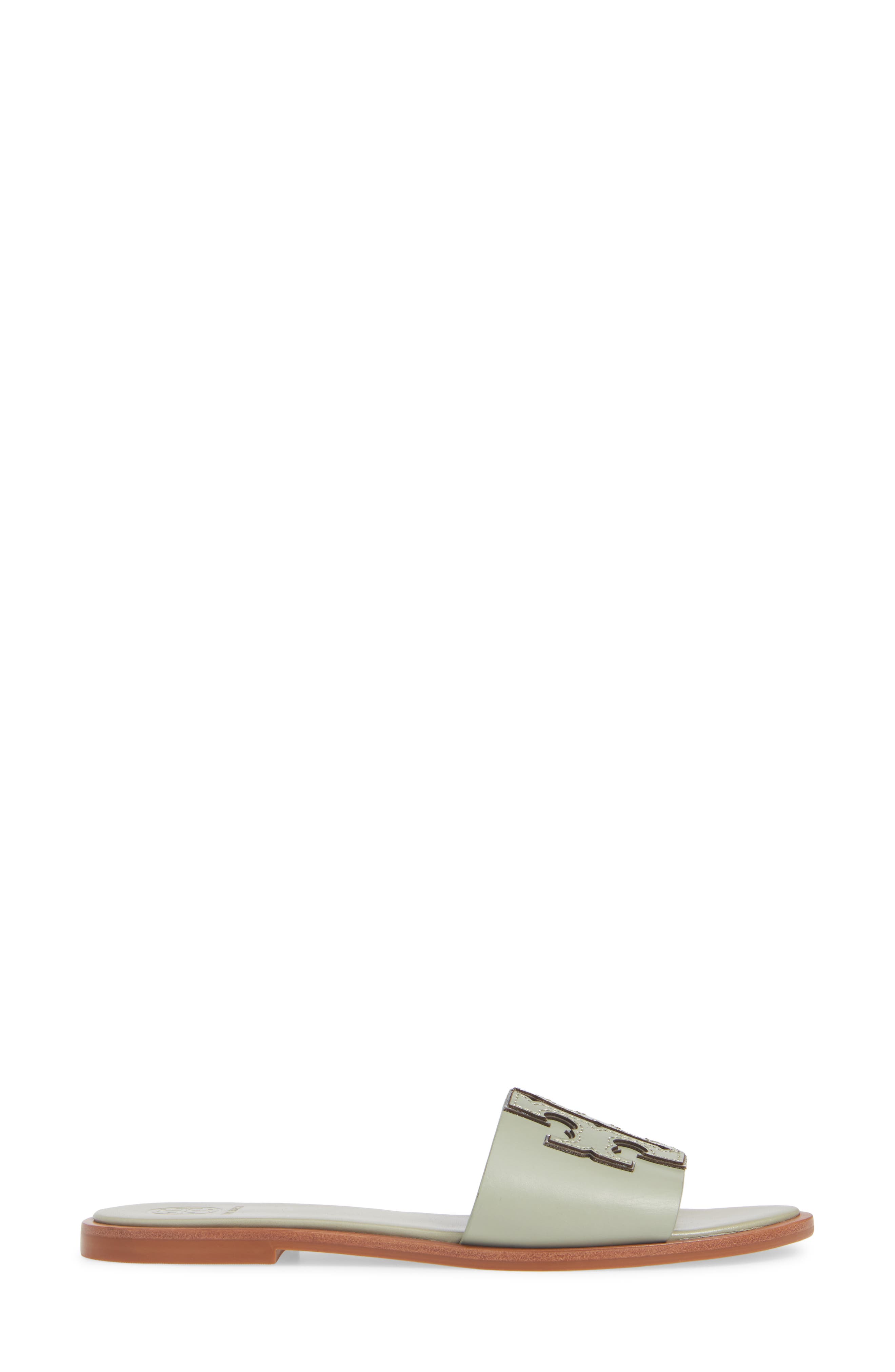 Ines Slide, Alternate, color, GARDEN SAGE / SILVER