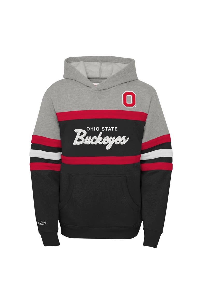 Youth Mitchell & Ness  Black Ohio State Buckeyes Head Coach Hoodie, Alternate, color, Black