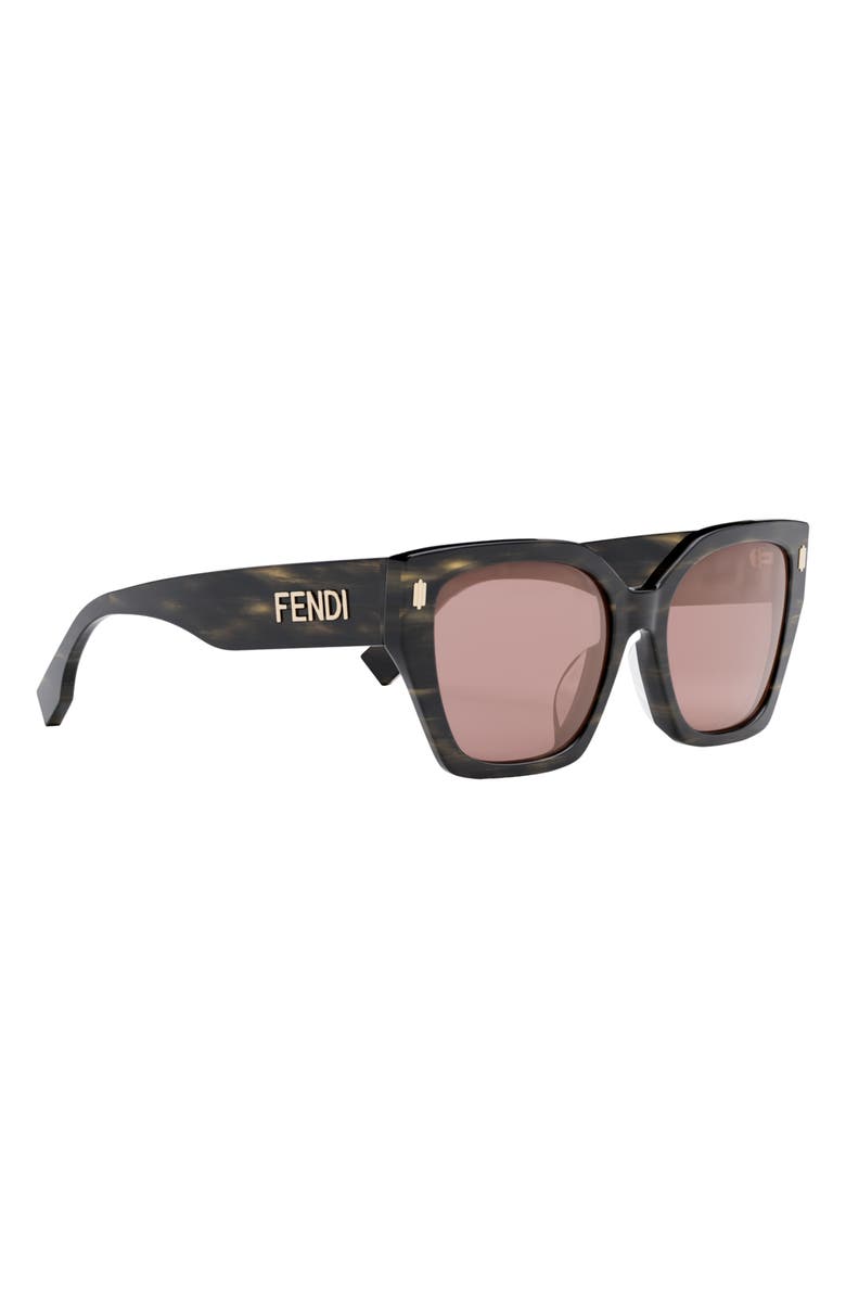 Fendi 'Fendi Bold 54mm Geometric Sunglasses, Alternate, color, 