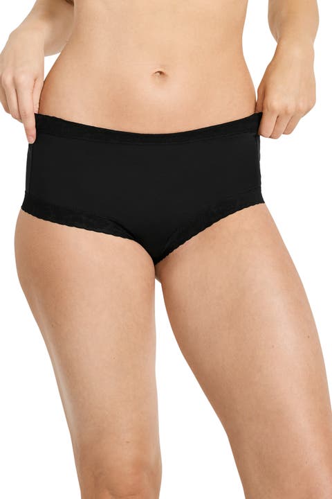 Women's Soft Stretch Lace Microfiber Brief