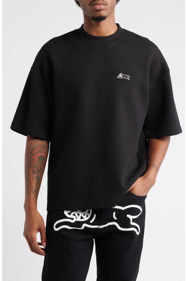 The Boxer Cotton Rib T-Shirt, Main, color, BLACK