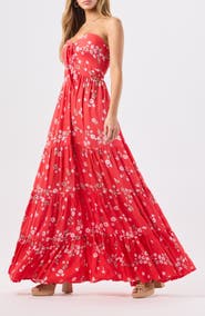 Tiare Hawaii Gardenia Maxi Dress