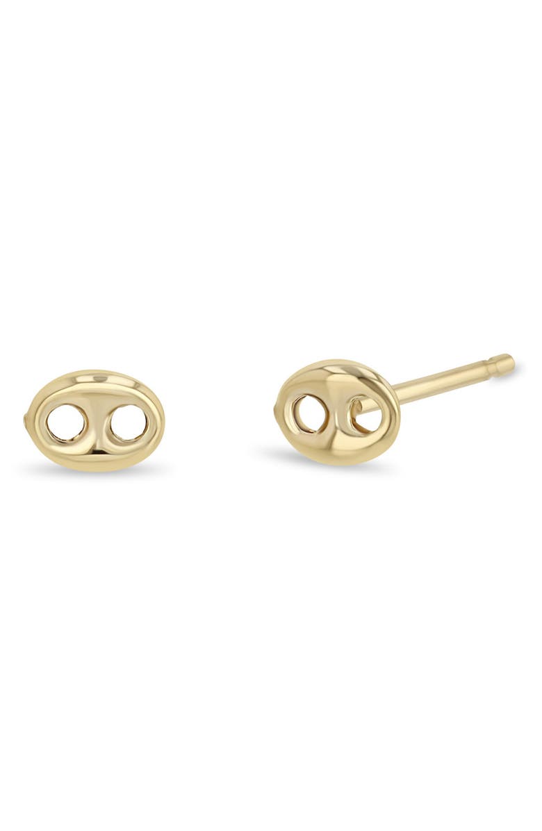 Zoë Chicco Mariner Link Stud Earrings, Main, color, 