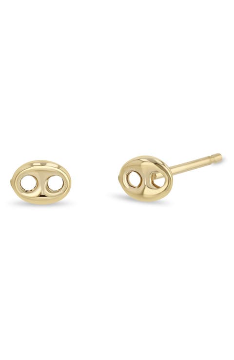 Mariner Link Stud Earrings