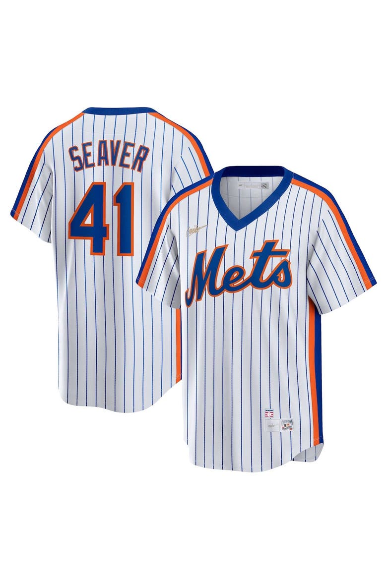 Men's Nike Tom Seaver White New York Mets Home Cooperstown Collection Player Jersey, Main, color, White