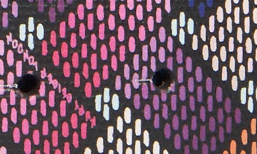 Kurt Geiger London Crystal Eagle Head Monogram Canvas Belt In Multi