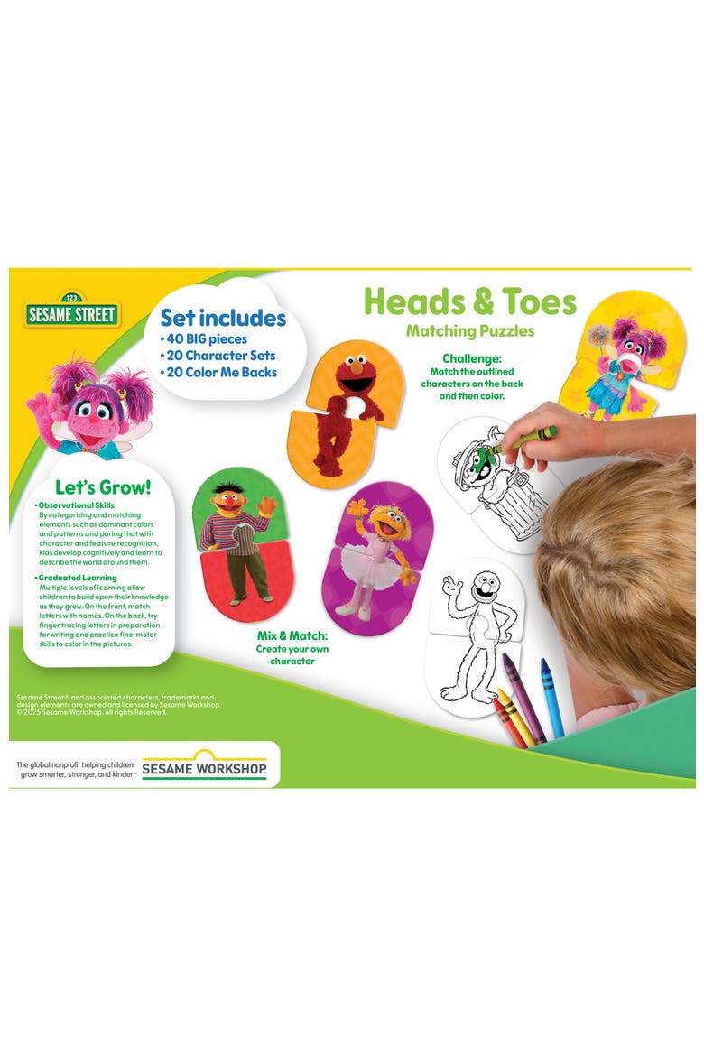 Sesame Street Matching Puzzles, Alternate, color, Multicolor
