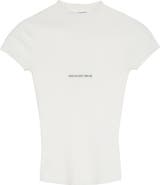 Alexander Wang Jacquard Logo Rib Sweater