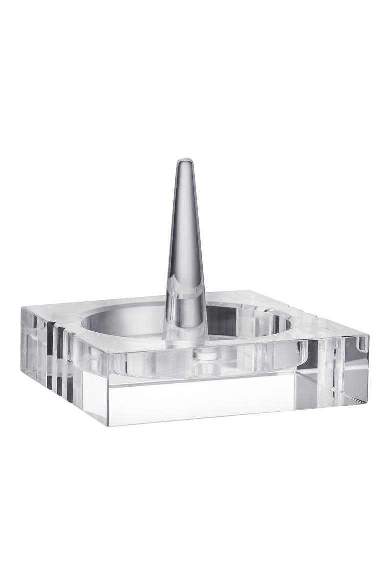 'Ice' Ring Holder, Main, color, WHITE