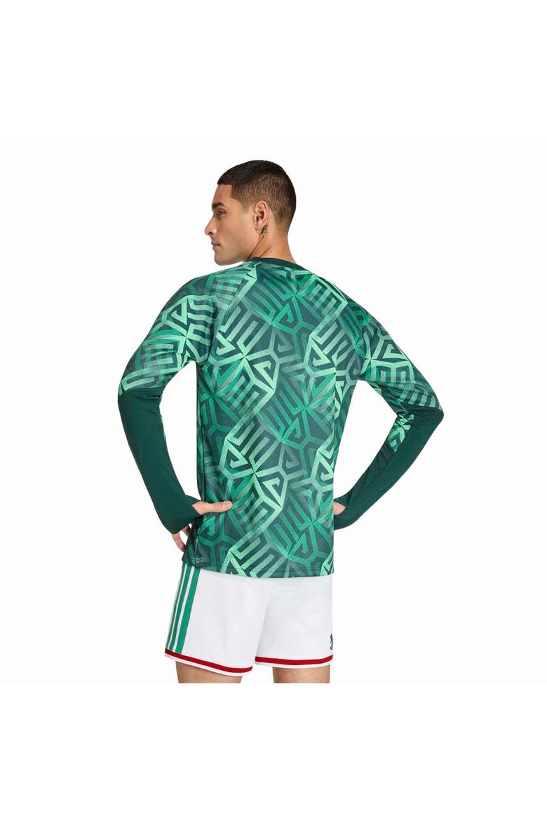 Men's adidas Green Mexico National Team 2026 Long Sleeve Pre-Match Top, Alternate, color, Green