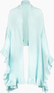 Kinross Cashmere Ruffle Trim Wrap